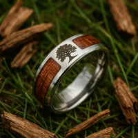 Bague d'Yggdrasil - acier inoxydable Bague d'Yggdrasil - acier inoxydable