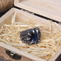 Bague viking \"Anneau des Quatre Feux du Dragon\" Bague viking \"Anneau des Quatre Feux du Dragon\"