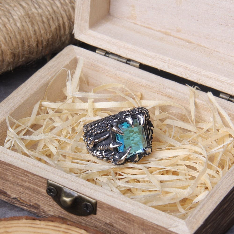 Bague viking \"Anneau des Quatre Feux du Dragon\" Bague viking \"Anneau des Quatre Feux du Dragon\"