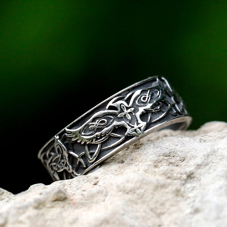 Bague Viking \"Bague des Ailes d'Odin\" Bague Viking \"Bague des Ailes d'Odin\"