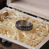 Bague Viking \"Bague Futhark: Echo de l'Infini\" Bague Viking \"Bague Futhark: Echo de l'Infini\"