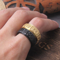 Bague Viking \"Bague Futhark: Echo de l'Infini\" Bague Viking \"Bague Futhark: Echo de l'Infini\"