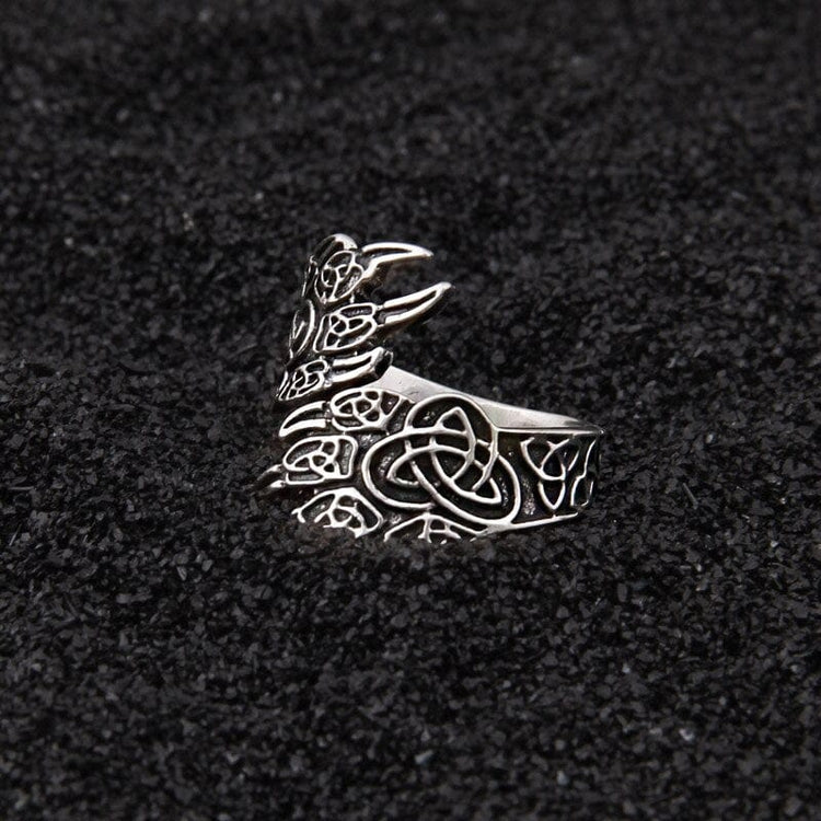 Bague Viking en Argent Sterling 925 - Les Pattes de l'Ours Bague Viking en Argent Sterling 925 - Les Pattes de l'Ours