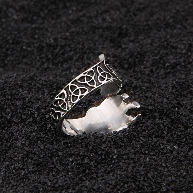 Bague Viking en Argent Sterling 925 - Les Pattes de l'Ours Bague Viking en Argent Sterling 925 - Les Pattes de l'Ours