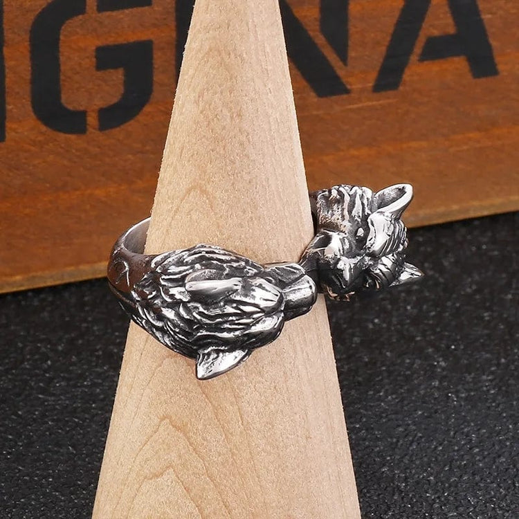 Bague Viking - L'Affrontement Des Disciples Bague Viking - L'Affrontement Des Disciples