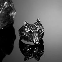 Bague Viking Masque de Fenrir Bague Viking Masque de Fenrir