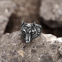 Bague Viking Masque de Fenrir Bague Viking Masque de Fenrir