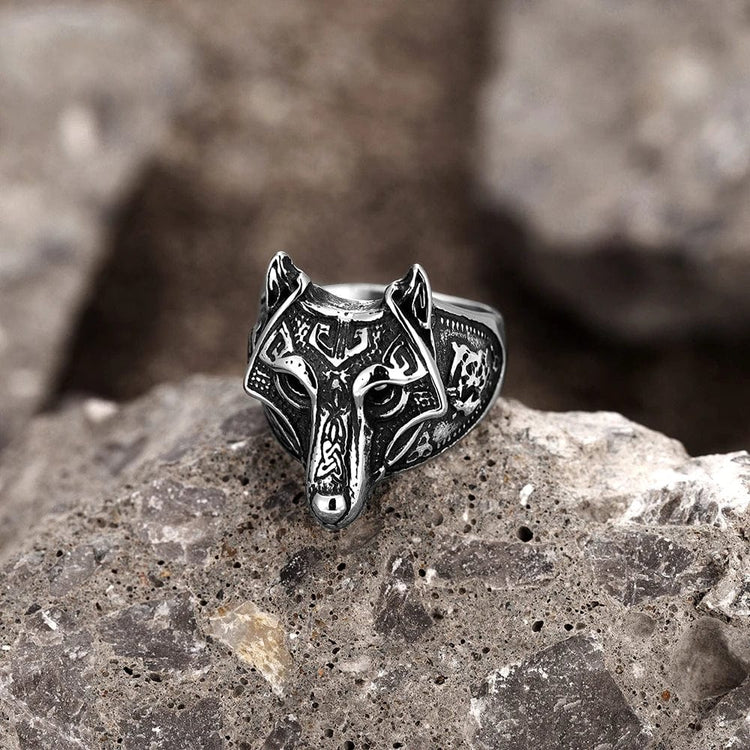 Bague Viking Masque de Fenrir Bague Viking Masque de Fenrir