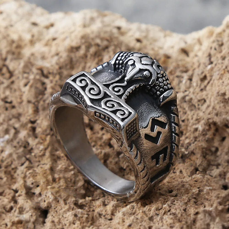 Bague Viking Puissance de Mjolnir Bague Viking Puissance de Mjolnir