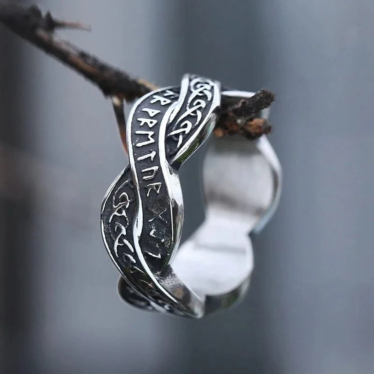 Bague viking rune distordue Bague viking rune distordue