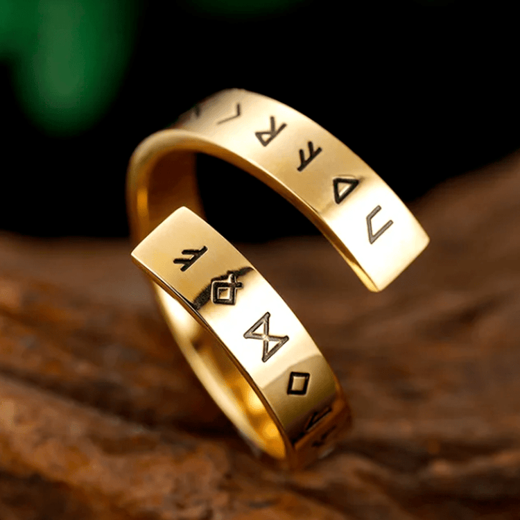 Bague Vikings - La Tornade Runique Bague Vikings - La Tornade Runique