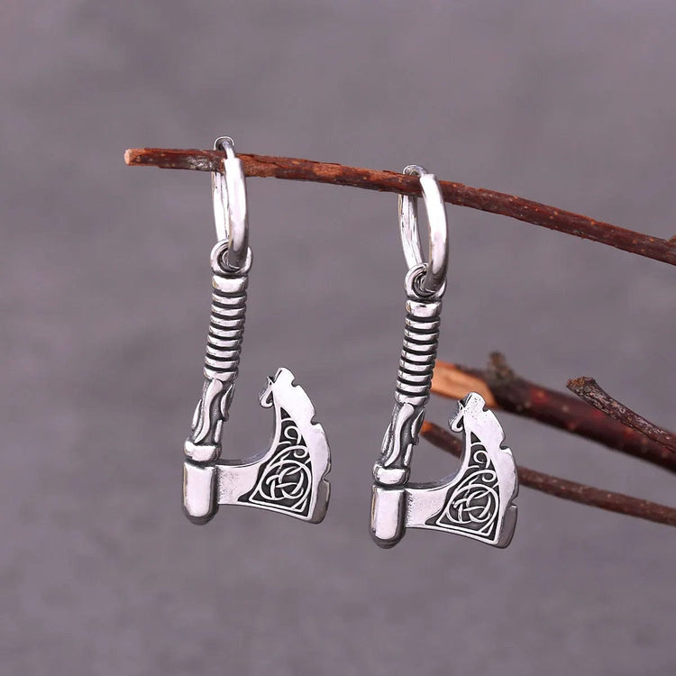 Boucles d'oreilles hache de Ragnar Boucles d'oreilles hache de Ragnar