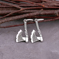 Boucles d'oreilles hache de Ragnar Boucles d'oreilles hache de Ragnar