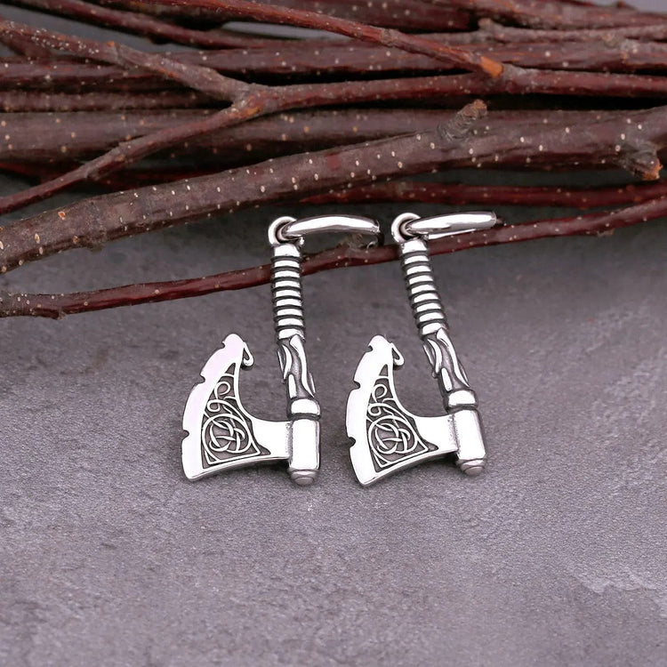 Boucles d'oreilles hache de Ragnar Boucles d'oreilles hache de Ragnar