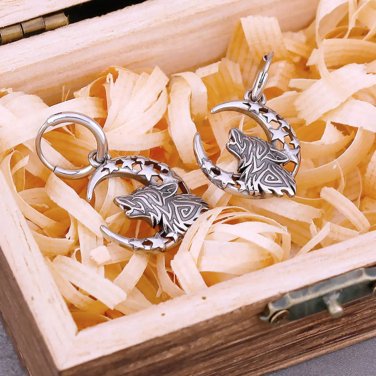 Boucles d'oreilles \"Hurlement de Fenrir\" Boucles d'oreilles \"Hurlement de Fenrir\"