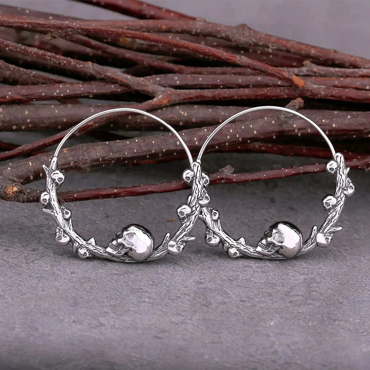 Boucles d'oreilles tête de mort Boucles d'oreilles tête de mort