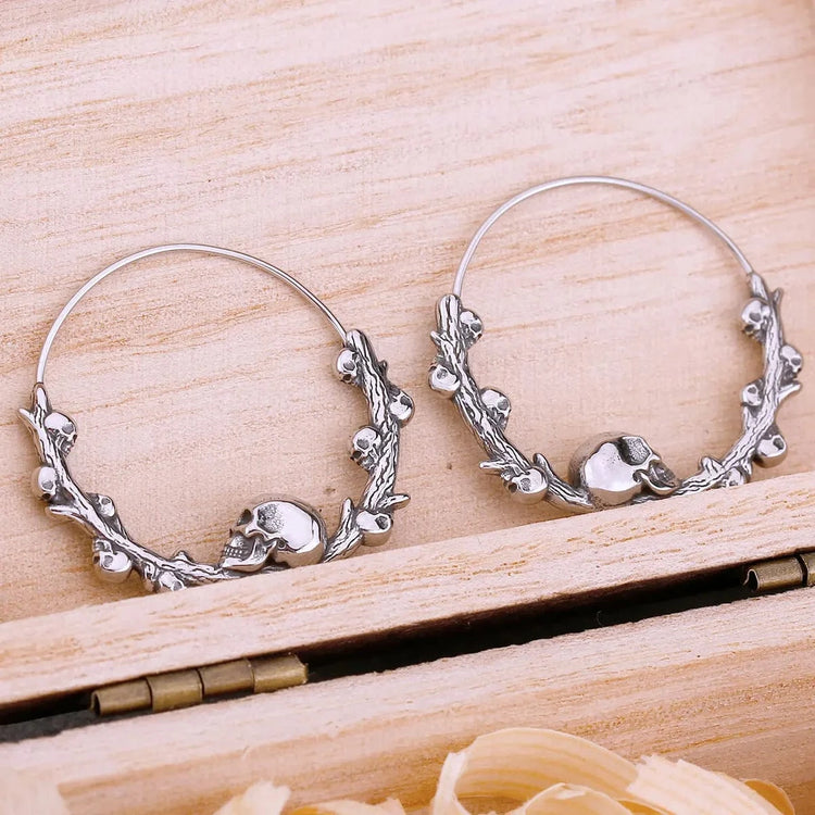 Boucles d'oreilles tête de mort Boucles d'oreilles tête de mort