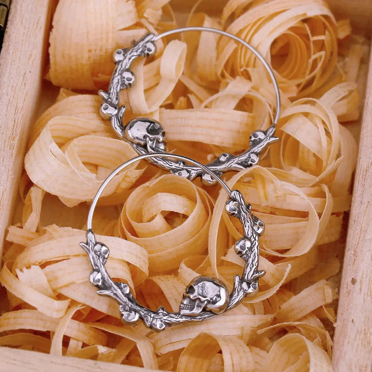 Boucles d'oreilles tête de mort Boucles d'oreilles tête de mort