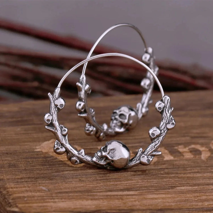Boucles d'oreilles tête de mort Boucles d'oreilles tête de mort