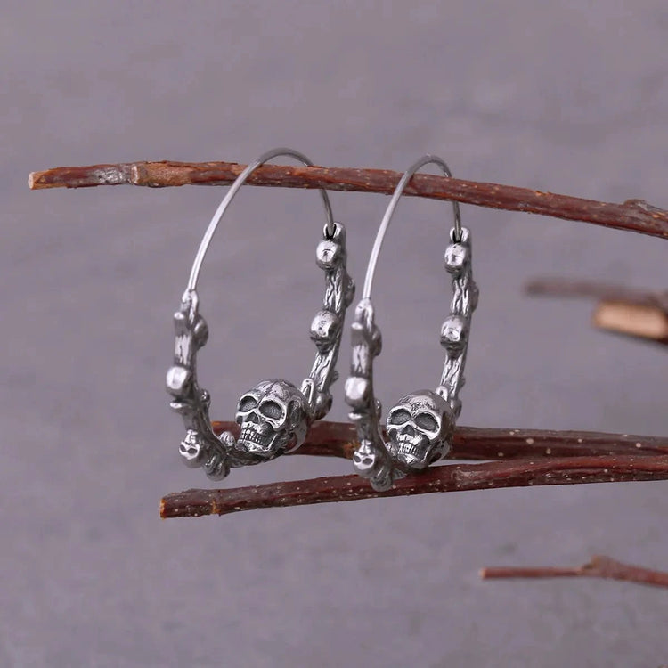 Boucles d'oreilles tête de mort Boucles d'oreilles tête de mort