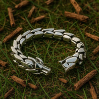 Bracelet du serpent \"Colère de Jörmungand\" - Argent Bracelet du serpent \"Colère de Jörmungand\" - Argent
