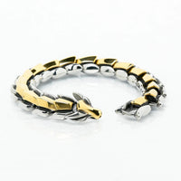 Bracelet du serpent \"Colère de Jörmungand\" - Or / Argent Bracelet du serpent \"Colère de Jörmungand\" - Or / Argent
