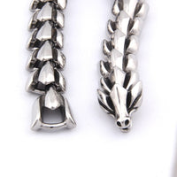 Bracelet Viking en Argent Sterling 925 - Le Splendide Ouroboros Bracelet Viking en Argent Sterling 925 - Le Splendide Ouroboros
