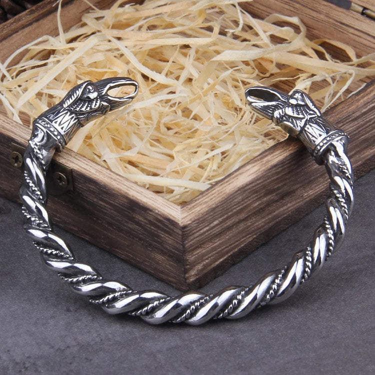 Bracelet viking Hugin et Munin Bracelet viking Hugin et Munin