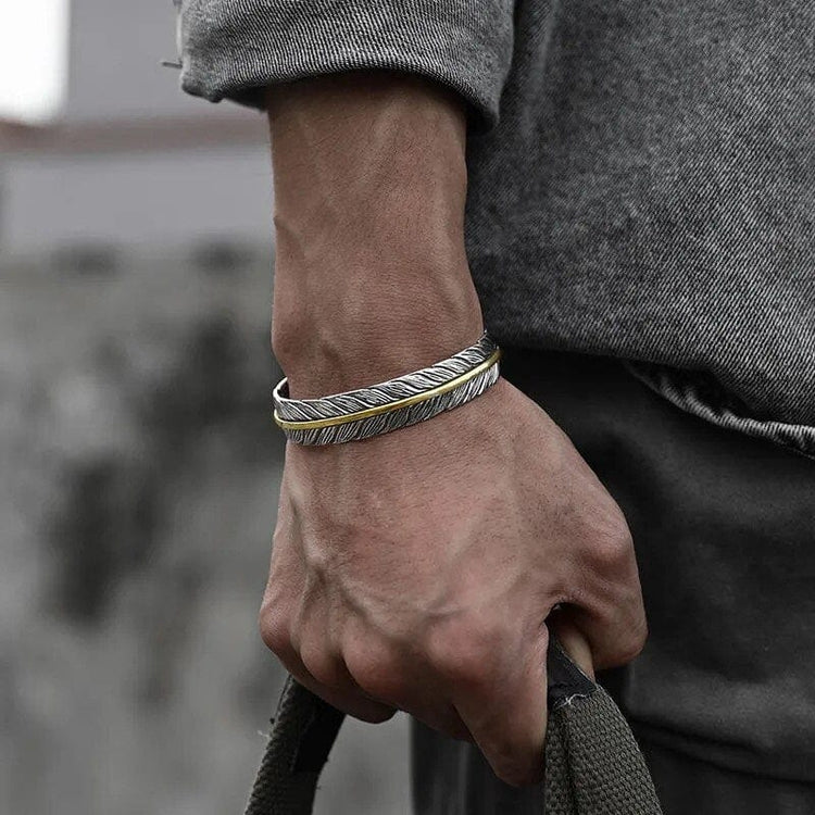 Bracelet Viking - Les Ailes de Huginn et Muninn Bracelet Viking - Les Ailes de Huginn et Muninn
