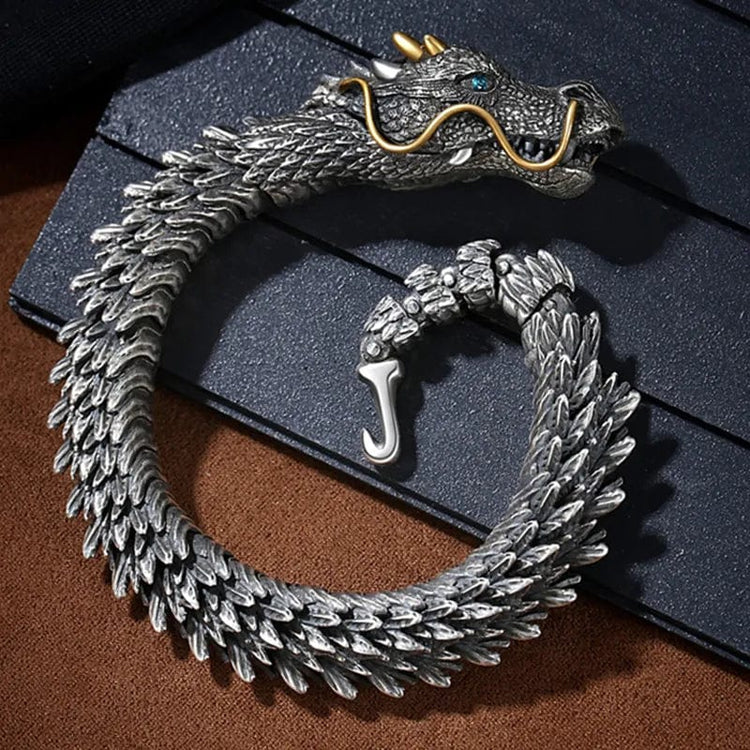 Bracelet Viking Tête de Dragon