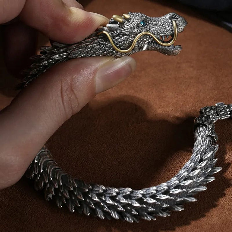 Bracelet Viking Tête de Dragon