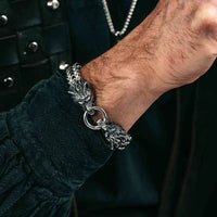 Bracelet Viking Tête de Loup - Fenrir Bracelet Viking Tête de Loup - Fenrir