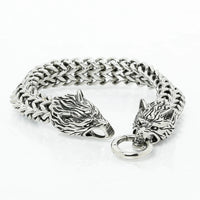 Bracelet Viking Tête de Loup - Fenrir Bracelet Viking Tête de Loup - Fenrir