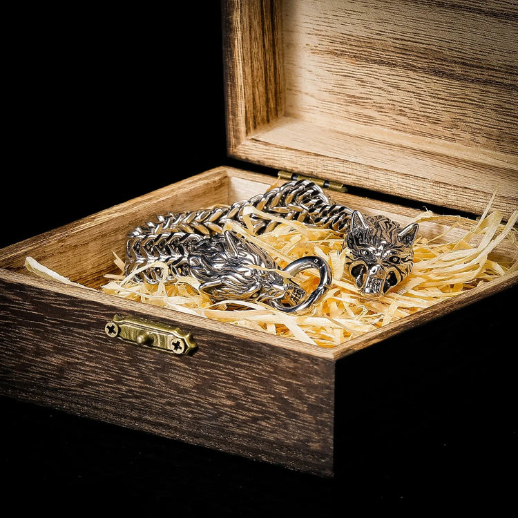 Bracelet Viking Tête de Loup - Fenrir Bracelet Viking Tête de Loup - Fenrir