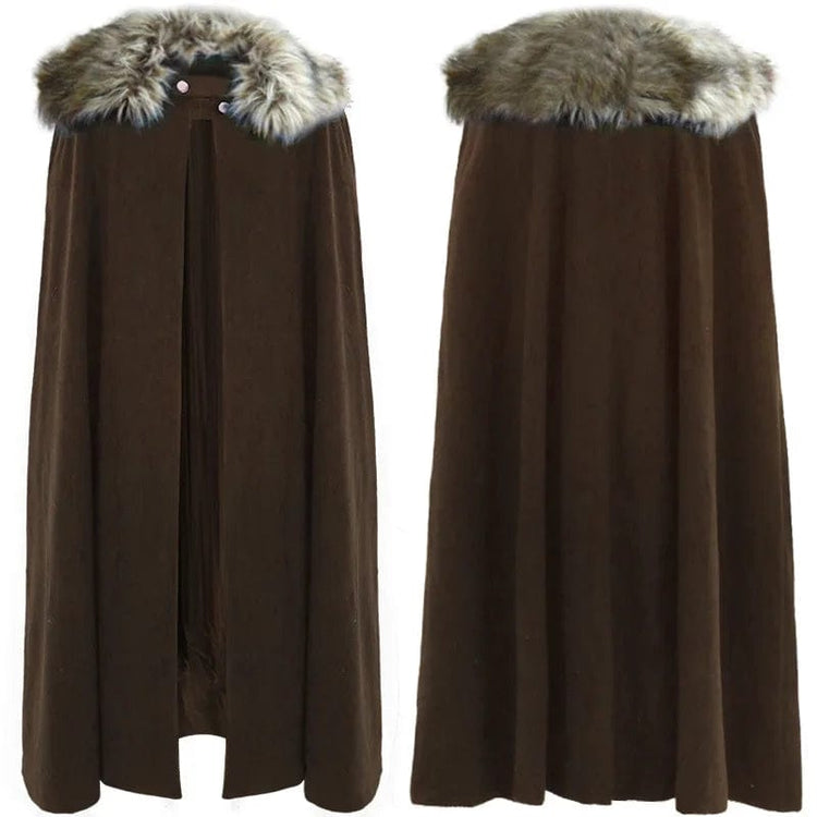 Cape viking avec fourrure Cape viking avec fourrure