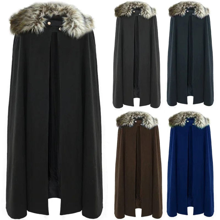 Cape viking avec fourrure Cape viking avec fourrure