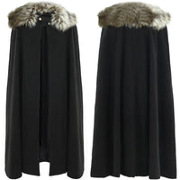 Cape viking avec fourrure Cape viking avec fourrure
