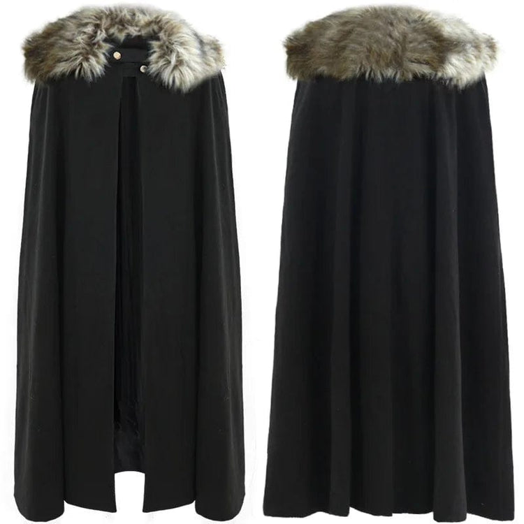 Cape viking avec fourrure Cape viking avec fourrure