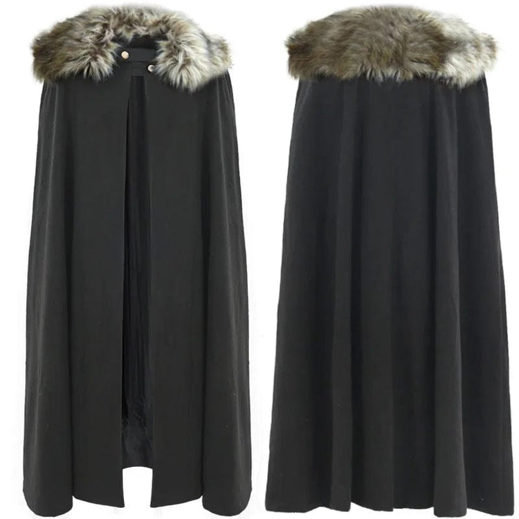 Cape viking avec fourrure Cape viking avec fourrure