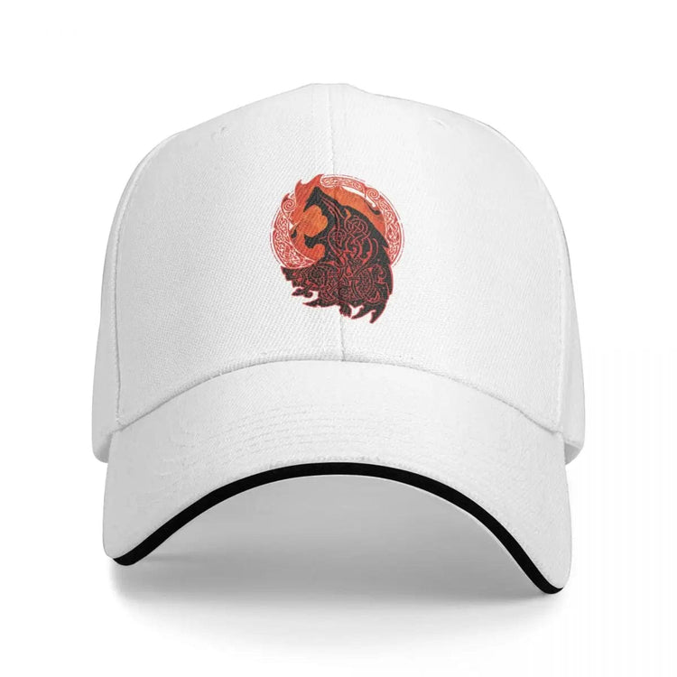 Casquette viking \"Hurlement de Fenrir\" Casquette viking \"Hurlement de Fenrir\"