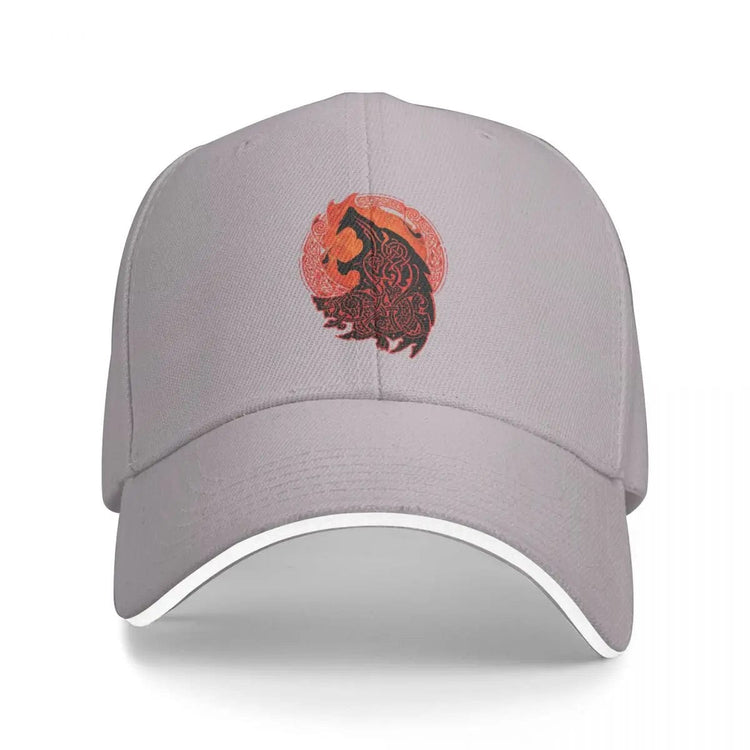 Casquette viking \"Hurlement de Fenrir\" Casquette viking \"Hurlement de Fenrir\"