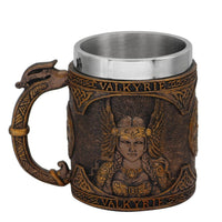 Chope viking \"Tankard des Ailes de la Valkyrie\" Chope viking \"Tankard des Ailes de la Valkyrie\"
