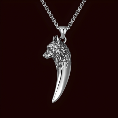 Collier de loup "Ne jamais abandonner"