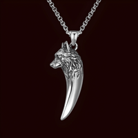 Collier de loup \"Ne jamais abandonner\" Collier de loup \"Ne jamais abandonner\"