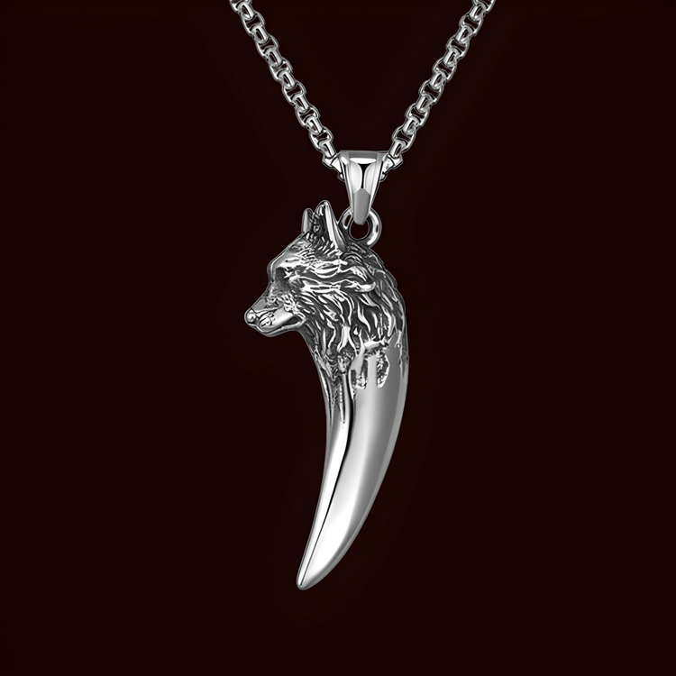 Collier de loup \"Ne jamais abandonner\" Collier de loup \"Ne jamais abandonner\"