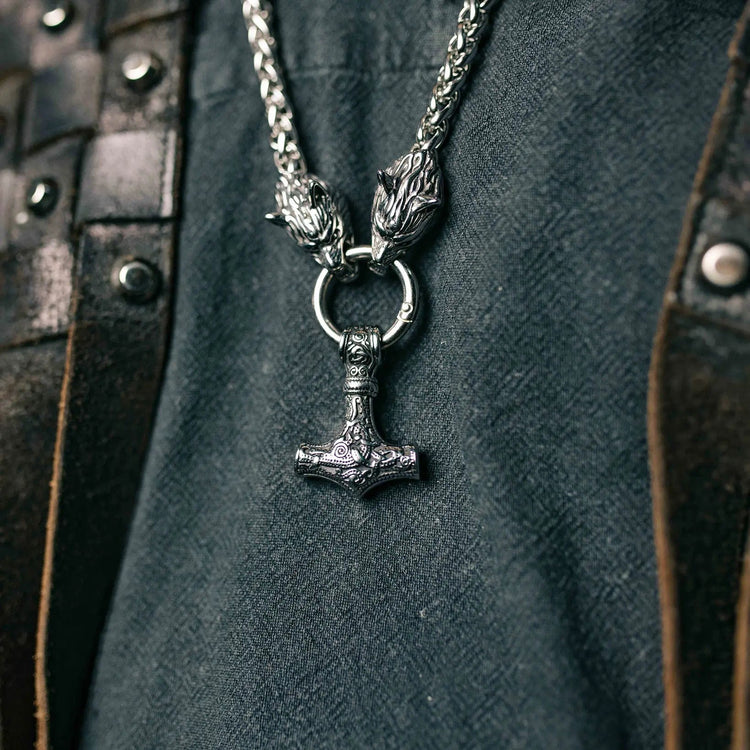 Collier de Mjolnir - Protection des loups Collier de Mjolnir - Protection des loups
