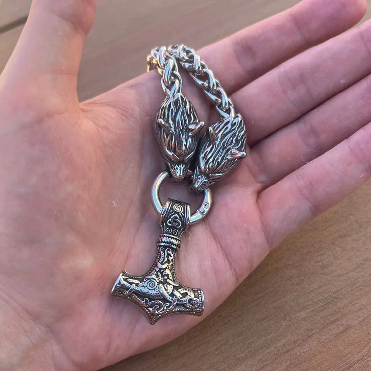 Collier de Mjolnir - Protection des loups Collier de Mjolnir - Protection des loups