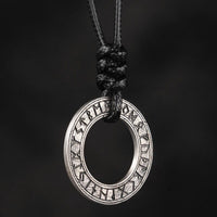Collier Viking en Argent Sterling 925 - Cercle Runique Collier Viking en Argent Sterling 925 - Cercle Runique
