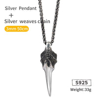 Collier Viking en Argent Sterling 925 - La Griffe du Dragon Collier Viking en Argent Sterling 925 - La Griffe du Dragon