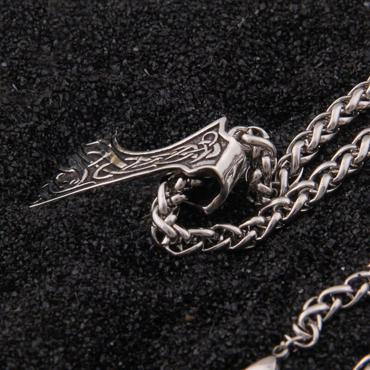 Pendentif en Argent Sterling 925 - La Hache de Guerre Pendentif en Argent Sterling 925 - La Hache de Guerre